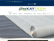 Tablet Screenshot of kaytech.co.za