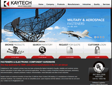Tablet Screenshot of kaytech.com